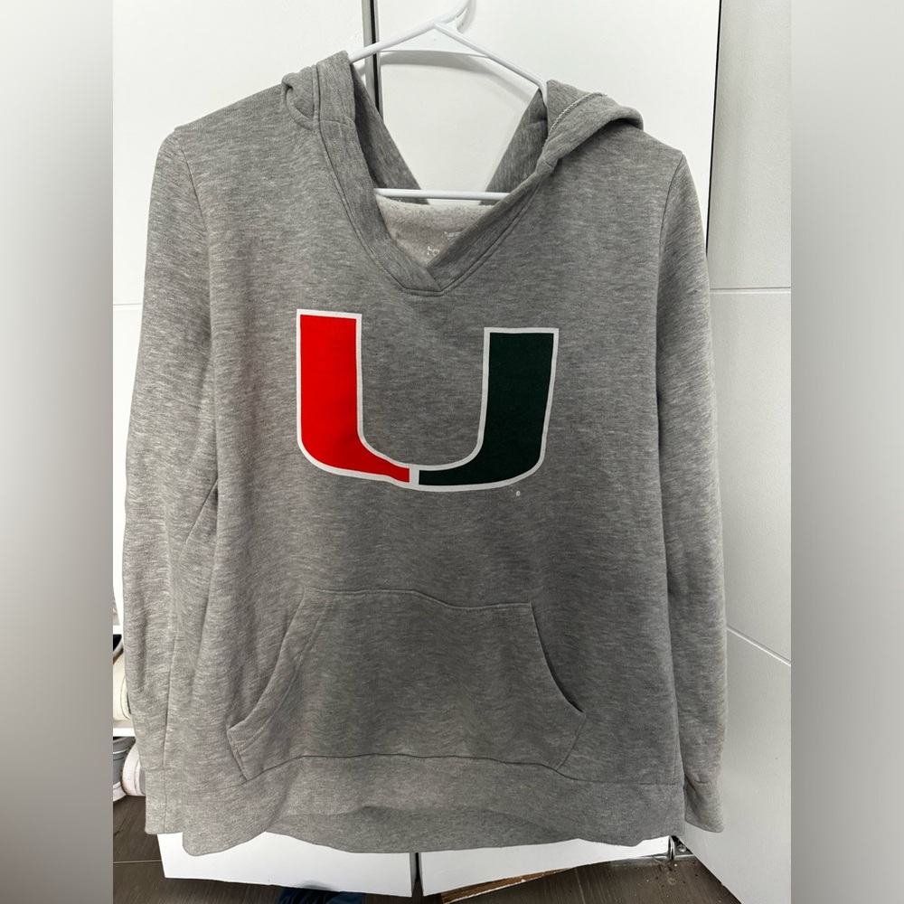 UMiami Women’s vneck hoodie